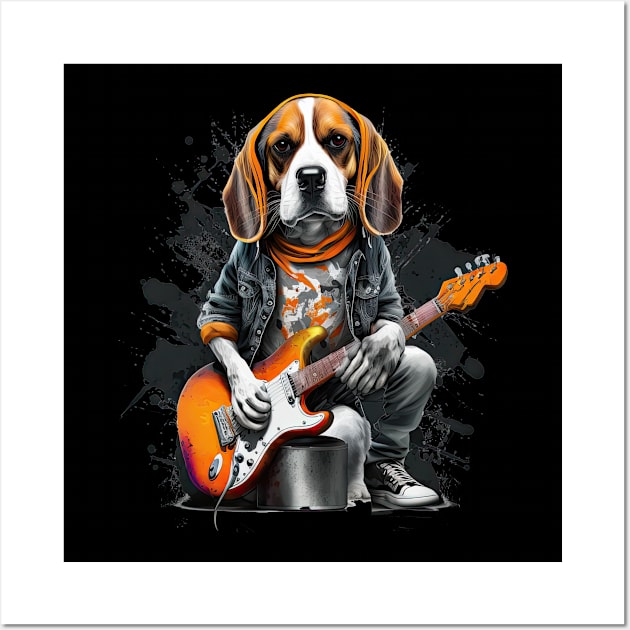 Beagle Rocker Wall Art by JayD World